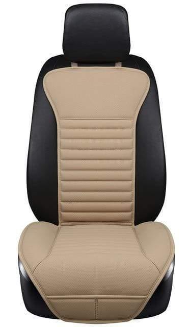 Planet Gates good beige / China Brand new pu leather no wrinkle car seat cushions,not moves seat cushion, feel good universal non-slide seat covers