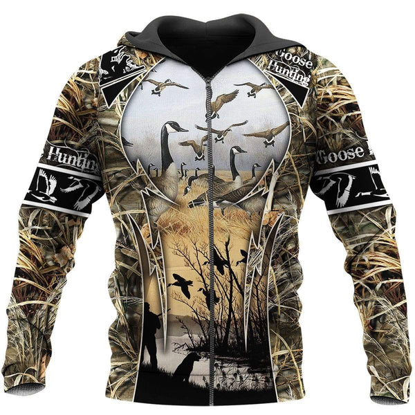 Planet Gates Goose Hunting 3D All Over Printed Men Hoodie Unisex Deluxe Sweatshirt Zip Pullover Casual Jacket Tracksuit KJ358