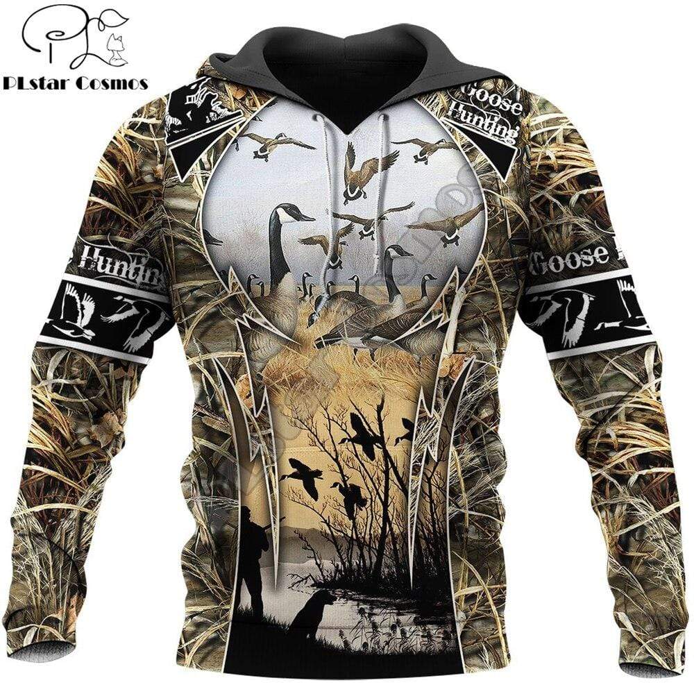 Planet Gates Goose Hunting 3D All Over Printed Men Hoodie Unisex Deluxe Sweatshirt Zip Pullover Casual Jacket Tracksuit KJ358