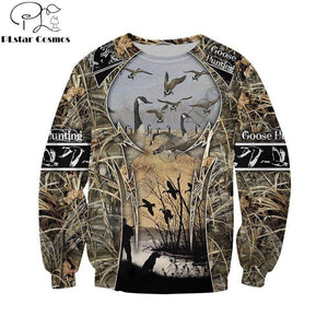 Planet Gates Goose Hunting 3D All Over Printed Men Hoodie Unisex Deluxe Sweatshirt Zip Pullover Casual Jacket Tracksuit KJ358