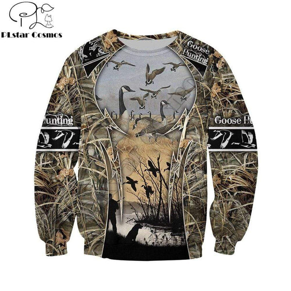 Planet Gates Goose Hunting 3D All Over Printed Men Hoodie Unisex Deluxe Sweatshirt Zip Pullover Casual Jacket Tracksuit KJ358