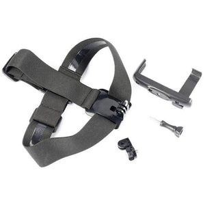 Planet Gates Gopro Head Strap Mount with Phone Clip / Bracket for iPhone Huawei Samsung for Climbing/ skiing/biking Sports 360 Degree Rotated