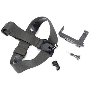Planet Gates Gopro Head Strap Mount with Phone Clip / Bracket for iPhone Huawei Samsung for Climbing/ skiing/biking Sports 360 Degree Rotated