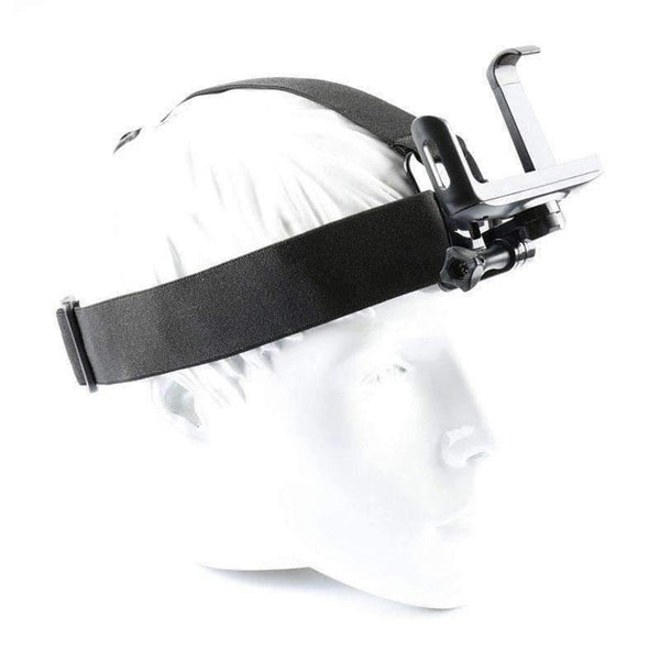 Planet Gates Gopro Head Strap Mount with Phone Clip / Bracket for iPhone Huawei Samsung for Climbing/ skiing/biking Sports 360 Degree Rotated