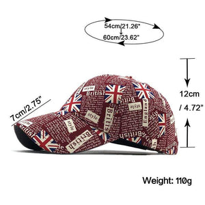 Planet Gates Gorras Brand United Kingdom Flag Men fishing Baseball Cap Mens Snapback Bone Adjustable Wonmen Baseball Hat Snapback Hat