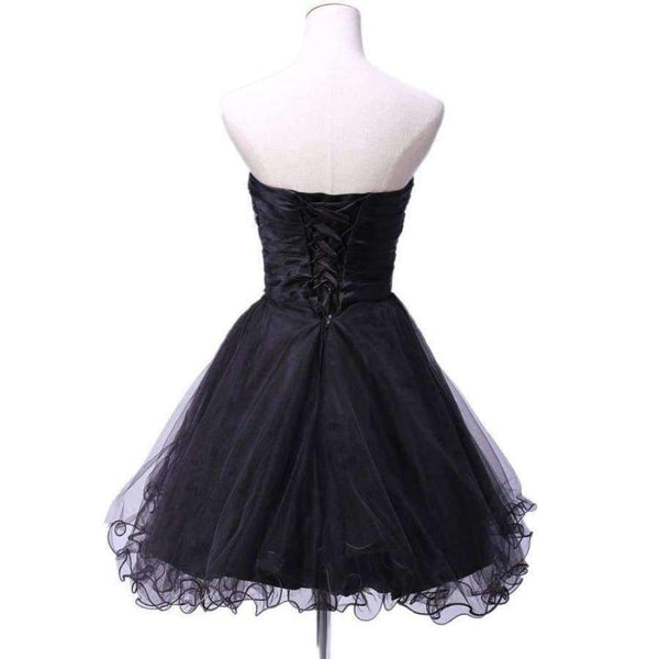 Planet Gates Gowms Embroidery Peacock Cocktail Dress Black White Party Gown Short Cocktail Dresses Prom Dress 2017 C4975