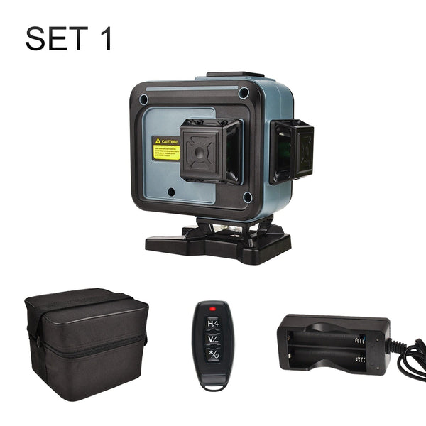 Planet Gates GOXAWEE 360 Laser level 16/12 Lines 3D/4D Self-leveling Nivel Laser Cross Horizontal Vertical Green Beam For Construction Tools