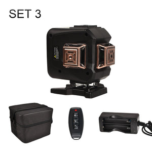 Planet Gates GOXAWEE 360 Laser level 16/12 Lines 3D/4D Self-leveling Nivel Laser Cross Horizontal Vertical Green Beam For Construction Tools