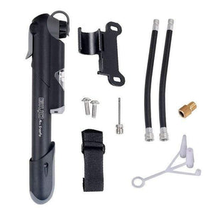 Planet Gates GP-61S Kit / China GP-61S Telescopic Bicycle Pump W/in-line Gauge Fits Schrader Presta Cycling MTB Ball Portable Pocket Mini Air Inflator