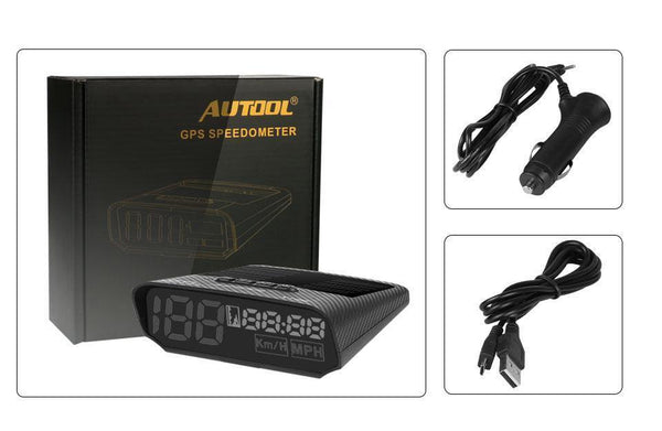 Planet Gates GPS Speedometer Car Head UP Display Auto Electronics Multifunction Digital Speed Altitude Meter Automotive KM/H