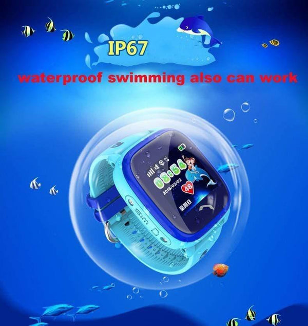 Planet Gates GPS Tracker Watch For Kids Swim touch screen SOS Emergency Call Location smart watch DF25 Wearable Children's watch