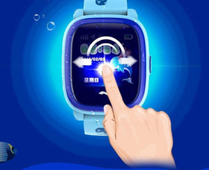Planet Gates GPS Tracker Watch For Kids Swim touch screen SOS Emergency Call Location smart watch DF25 Wearable Children's watch