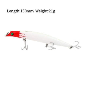 Planet Gates GR-1 130MM Fishing Lure Floating Popper LipLess Minnow Sea Fishing 3 sizes Minnow Lure Hard Bait Strong Hook Wobblers Model 5326