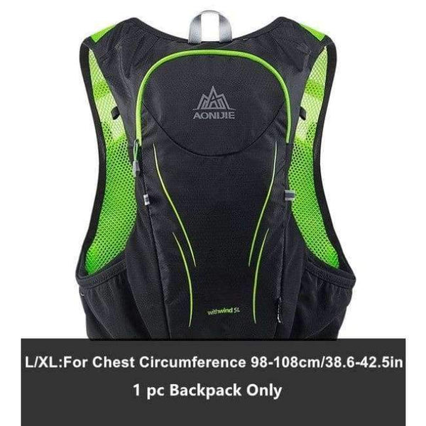 Planet Gates Gr LXL BP Only Trail Running Backpack Outdoor Sports Hiking Camping Backpack 5L Marathon Running Hydration Vest Pack For 1.5L Water Bag