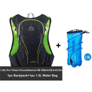 Planet Gates Gr LXL BP Waterbag Trail Running Backpack Outdoor Sports Hiking Camping Backpack 5L Marathon Running Hydration Vest Pack For 1.5L Water Bag