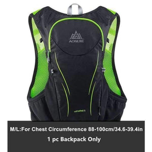 Planet Gates Gr ML BP Only Trail Running Backpack Outdoor Sports Hiking Camping Backpack 5L Marathon Running Hydration Vest Pack For 1.5L Water Bag