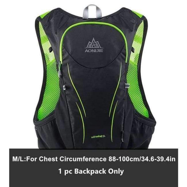 Planet Gates Gr ML BP Only Trail Running Backpack Outdoor Sports Hiking Camping Backpack 5L Marathon Running Hydration Vest Pack For 1.5L Water Bag