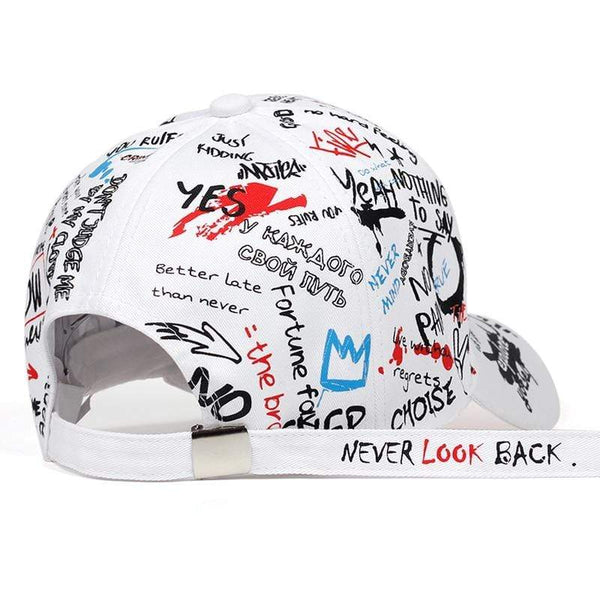 Planet Gates Graffiti Baseball Cap Hip Hop Tide Hat Summer Travel Shade Caps Men Women Outdoor Sports Casual Hats Snapback Hats Gorr