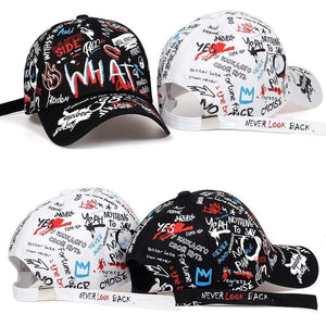 Planet Gates Graffiti Baseball Cap Hip Hop Tide Hat Summer Travel Shade Caps Men Women Outdoor Sports Casual Hats Snapback Hats Gorr