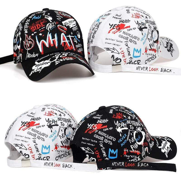 Planet Gates Graffiti Baseball Cap Hip Hop Tide Hat Summer Travel Shade Caps Men Women Outdoor Sports Casual Hats Snapback Hats Gorr