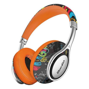 Planet Gates graffiti / China Bluedio A2 Bluetooth Headphones/Headset Fashionable Wireless Headphones for phones and music