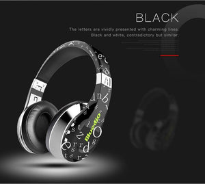 Planet Gates graffiti / China Bluedio A2 Bluetooth Headphones/Headset Fashionable Wireless Headphones for phones and music