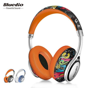 Planet Gates graffiti / China Bluedio A2 Bluetooth Headphones/Headset Fashionable Wireless Headphones for phones and music
