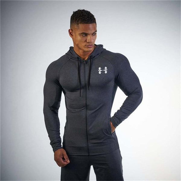 Planet Gates Gray 1 / XL Men's Shark Hoodie Singlets Sweatshirts Mens hoodies Stringer Bodybuilding Fitness Men's hoodies Shirts hoodies