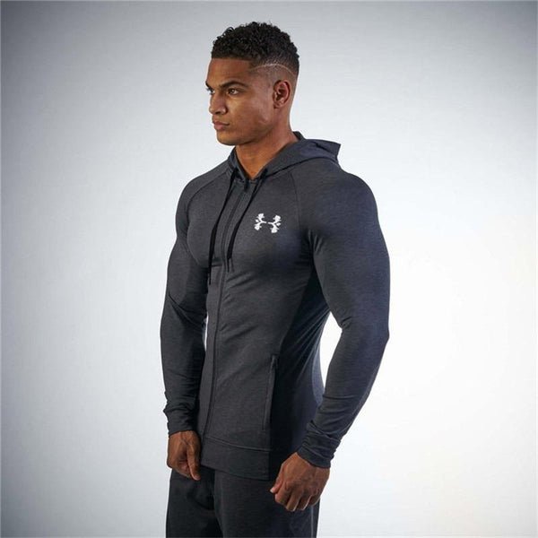 Planet Gates Gray 1 / XL Men's Shark Hoodie Singlets Sweatshirts Mens hoodies Stringer Bodybuilding Fitness Men's hoodies Shirts hoodies