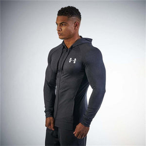 Planet Gates Gray 1 / XL Men's Shark Hoodie Singlets Sweatshirts Mens hoodies Stringer Bodybuilding Fitness Men's hoodies Shirts hoodies