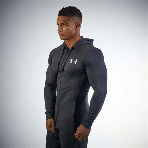 Planet Gates Gray 1 / XL Men's Shark Hoodie Singlets Sweatshirts Mens hoodies Stringer Bodybuilding Fitness Men's hoodies Shirts hoodies