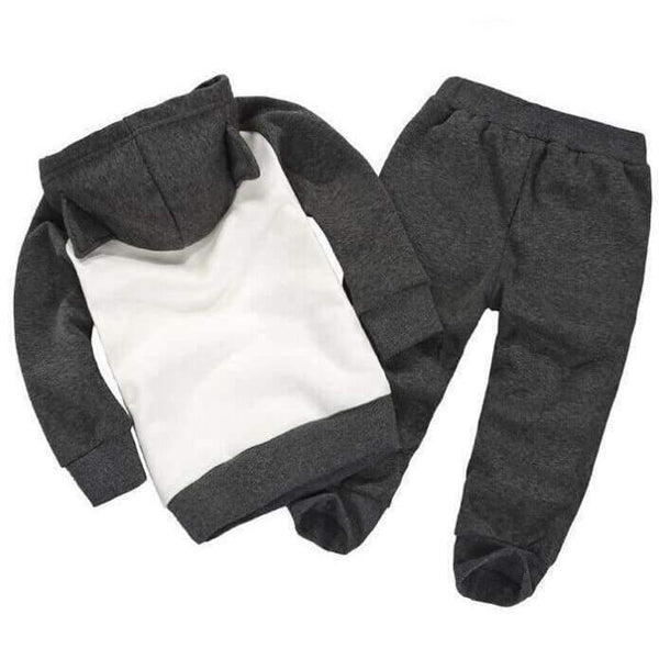 Planet Gates Gray / 10-12 months Baby boys clothing set children hoodies pants thicken winter warm clothes boys girls sets 2016 autumn new arrival