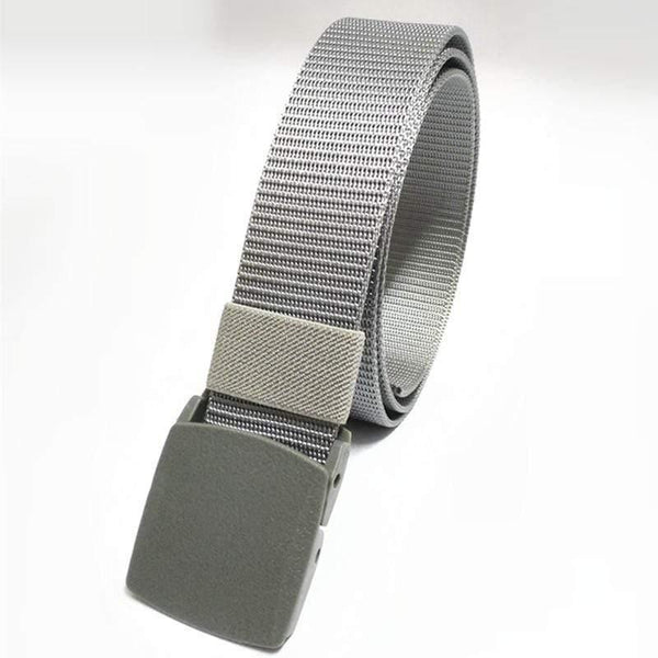 Fashion Belt Canvas Casual Wild Woven Belt Canvas Belt Men And Women Belt Youth Without Metal Automatic Buckle Student