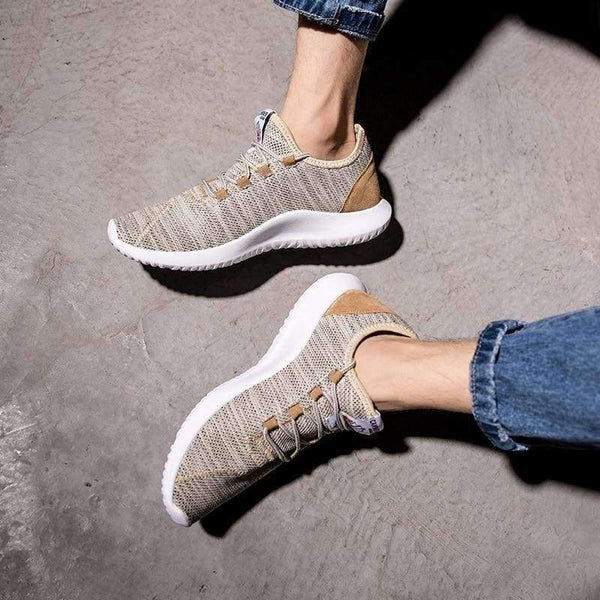 Planet Gates gray / 11 Men Mesh breathable Shoes 2018 Fashion Men Vulcanized Shoes Lace-up Casual Shoes Men Sneakers