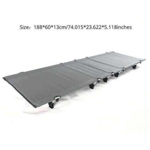 Planet Gates Gray  188 2018 Hot SALE Camping Mat Ultralight Sturdy Comfortable Portable Folding Tent Bed Cot Sleeping Outdoor Camp bed Aluminium Frame