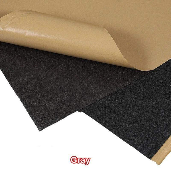 1x0.5m Speaker Cloth Self-Adhesive Felt Subwoofer Box Tape Strip Patch Sound Absorption Anti-seismic Beige/Silver/Gray/Black