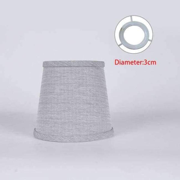 Planet Gates Gray 2 LAINGDERFUL PVC Lampshade Nordic Style Lamp Cover Linen Light Cover Chandelier Wall Lamp Shade for E14 Candle Lamps