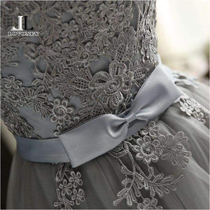 Planet Gates Gray / 2 Robe Cocktail Party Dress 2017 Elegant Backless Short Cocktail Dresses Adjustable Lace Up Back Prom Dress CH604B