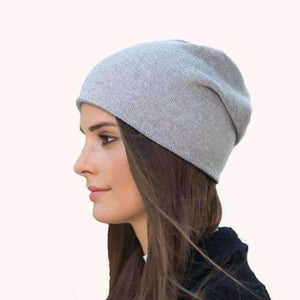 Planet Gates gray 2018 Women's Winter Hat Knitted 100%Wool Beanie Female Fashion Skullies Casual Outdoor Mask Ski Caps Warm Hats For Girls