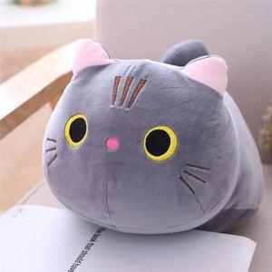 Lovely Cute Stuffed Soft Cat Plush Pillow Cushion Kawaii Cat Soft Plush Toys Kids Children Birthday Gift Dropshipping