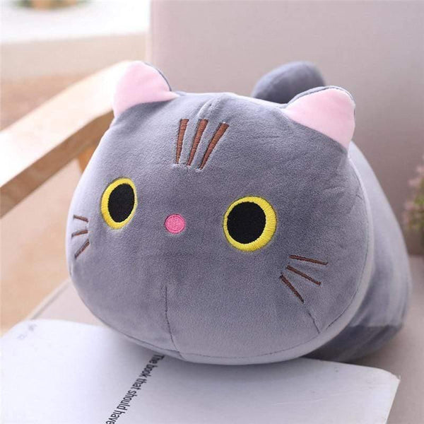 Lovely Cute Stuffed Soft Cat Plush Pillow Cushion Kawaii Cat Soft Plush Toys Kids Children Birthday Gift Dropshipping