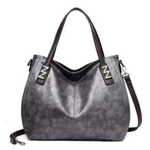 Women Oil Wax Leather Designer Handbags High Quality Shoulder Bags Ladies PU Leather Women Bags