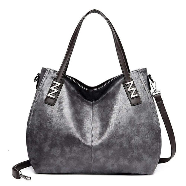 Women Oil Wax Leather Designer Handbags High Quality Shoulder Bags Ladies PU Leather Women Bags