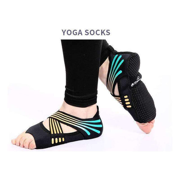 Planet Gates Gray / 39-40 Fitness Ladies Girls Women Antiskid Sport Pilates Yoga Non Slip Grip Elasticity Softness Shoes Air Yoga Socks