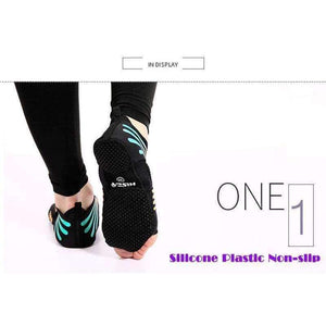 Planet Gates Gray / 39-40 Fitness Ladies Girls Women Antiskid Sport Pilates Yoga Non Slip Grip Elasticity Softness Shoes Air Yoga Socks