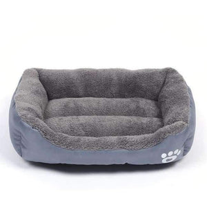 Planet Gates Gray / 42x32 cm Soft PP Cotton Pet Dog Bed Winter Warm Padded Puppy Cat Sofa Bed Cushion Waterproof Cat Dog Pet Mat House