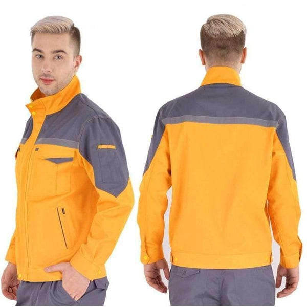 Planet Gates Gray / 5XL Working clothes men woman Welding machine repair large size Coveralls stitching protective safety work jacket cleaning uniform