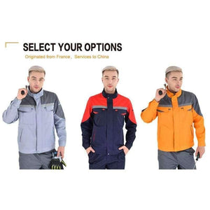 Planet Gates Gray / 5XL Working clothes men woman Welding machine repair large size Coveralls stitching protective safety work jacket cleaning uniform