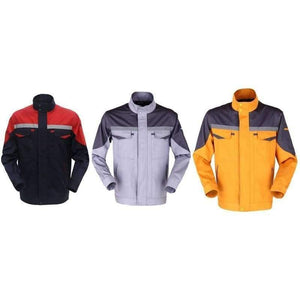 Planet Gates Gray / 5XL Working clothes men woman Welding machine repair large size Coveralls stitching protective safety work jacket cleaning uniform