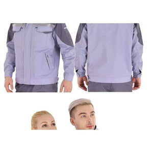 Planet Gates Gray / 5XL Working clothes men woman Welding machine repair large size Coveralls stitching protective safety work jacket cleaning uniform